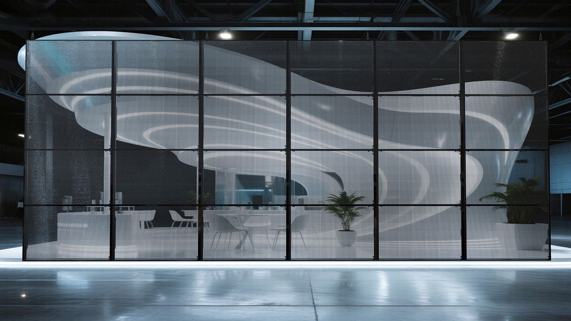 Transparent LED Poster